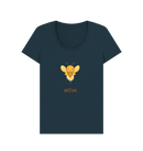 Denim Blue Printed T-shirt