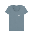 Stone Blue Printed T-shirt