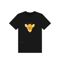 Black Printed Kids T-Shirt
