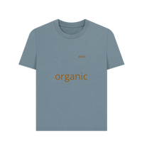 Stone Blue Printed T-shirt