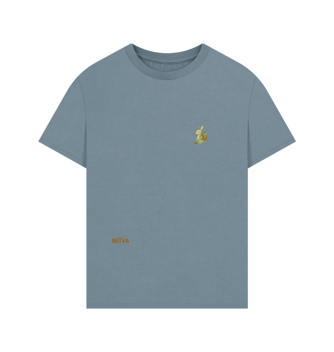 Stone Blue Printed T-shirt