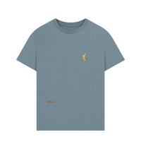 Stone Blue Printed T-shirt