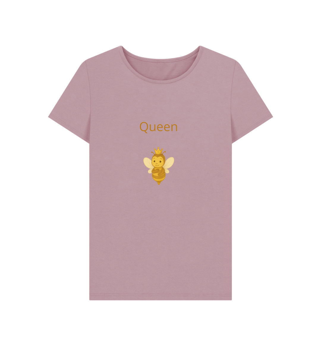 Mauve Printed T-shirt Front