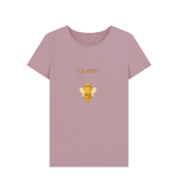 Mauve Printed T-shirt Front