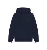 Navy Printed Hoody