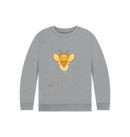 Athletic Grey Printed Kids Jumper