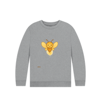 Athletic Grey Printed Kids Jumper