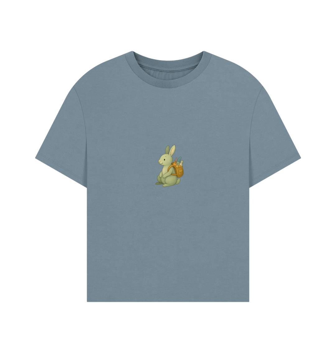 Stone Blue Printed T-shirt