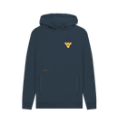 Navy Printed Hoody