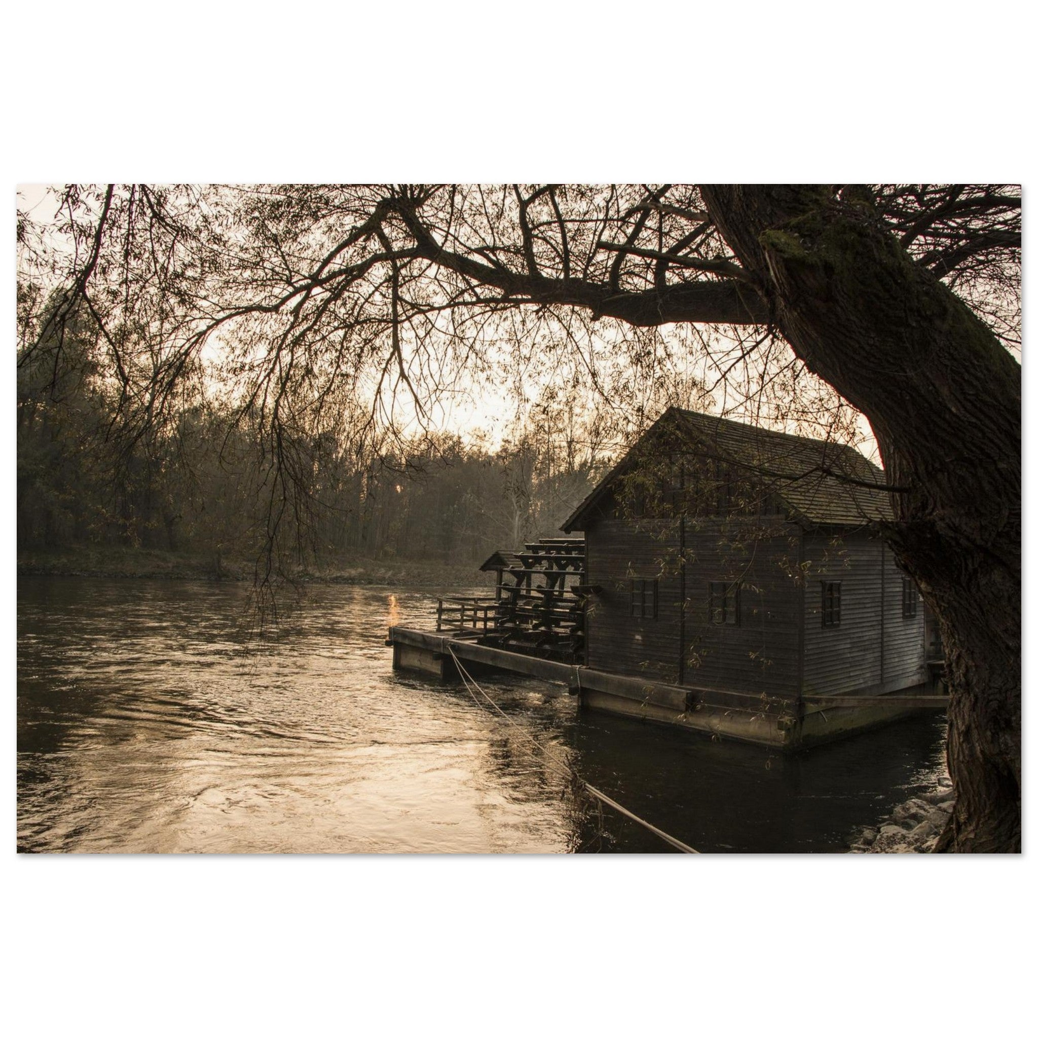 Mura River Mill — BETVA Calm Nature Print