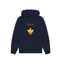 Navy Printed Hoody