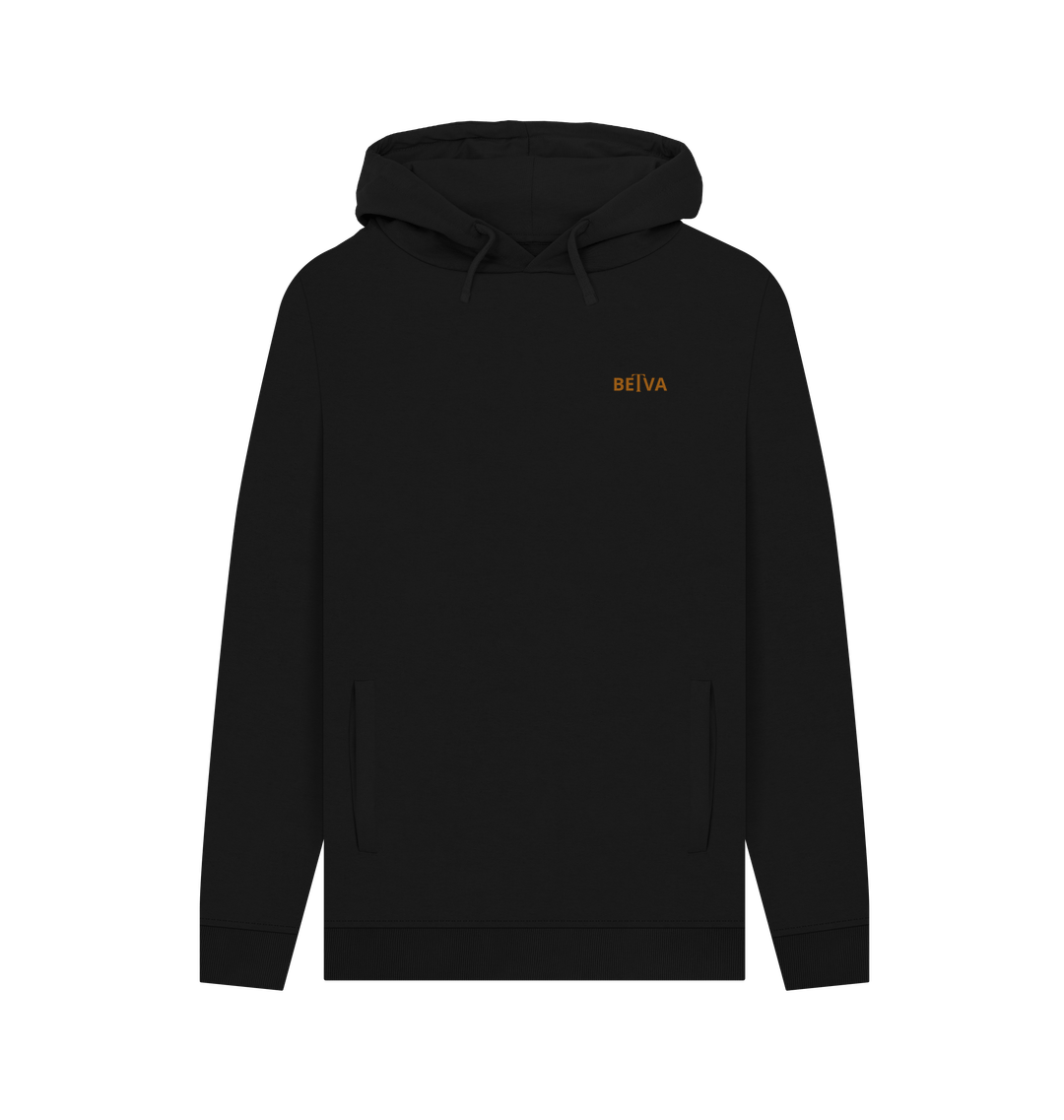 Black Printed Hoody