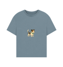 Stone Blue Printed T-shirt