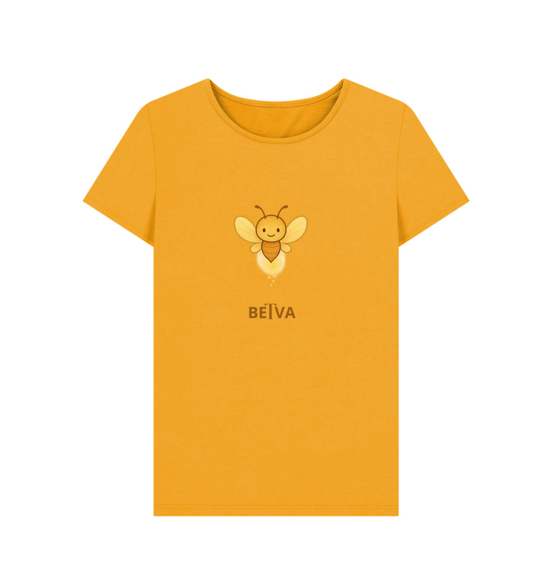 Mustard Printed T-shirt Front