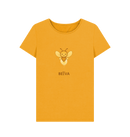 Mustard Printed T-shirt Front