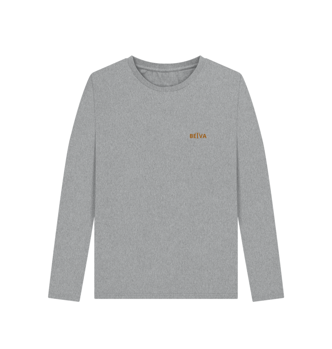 Athletic Grey Printed Long Sleeve T Shirt