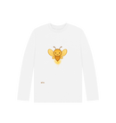 White Printed Kids T-Shirt