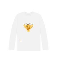 White Printed Kids T-Shirt