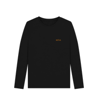Black Printed Long Sleeve T Shirt