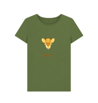 Khaki Printed T-shirt