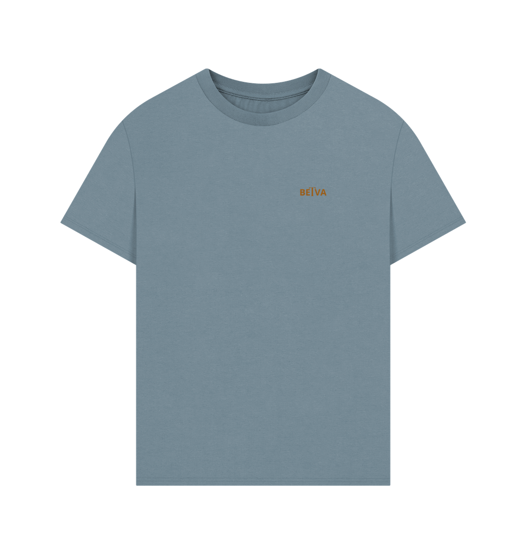 Stone Blue Printed T-shirt