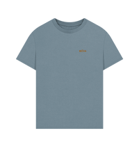 Stone Blue Printed T-shirt