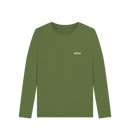 Khaki Printed Long Sleeve T Shirt