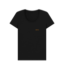 Black Printed T-shirt Front