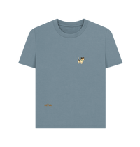 Stone Blue Printed T-shirt