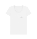 White Printed T-shirt Front