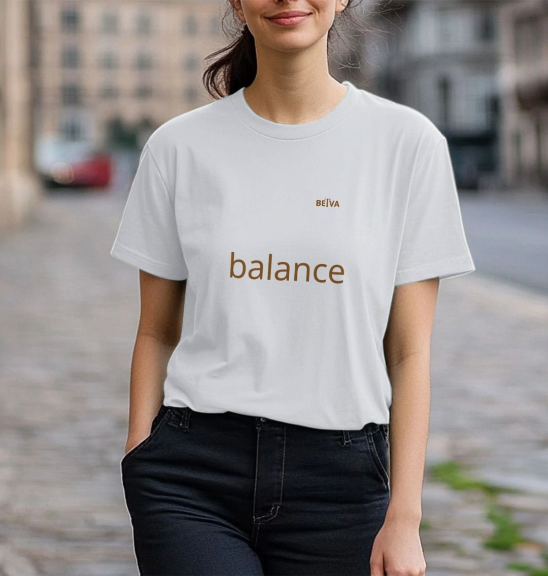 BETVA BALANCE™ - Women's Plain Organic Cotton Tee
