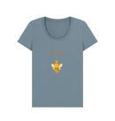 Stone Blue Printed T-shirt