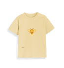 Soft Yellow Printed Kids T-Shirt