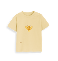 Soft Yellow Printed Kids T-Shirt