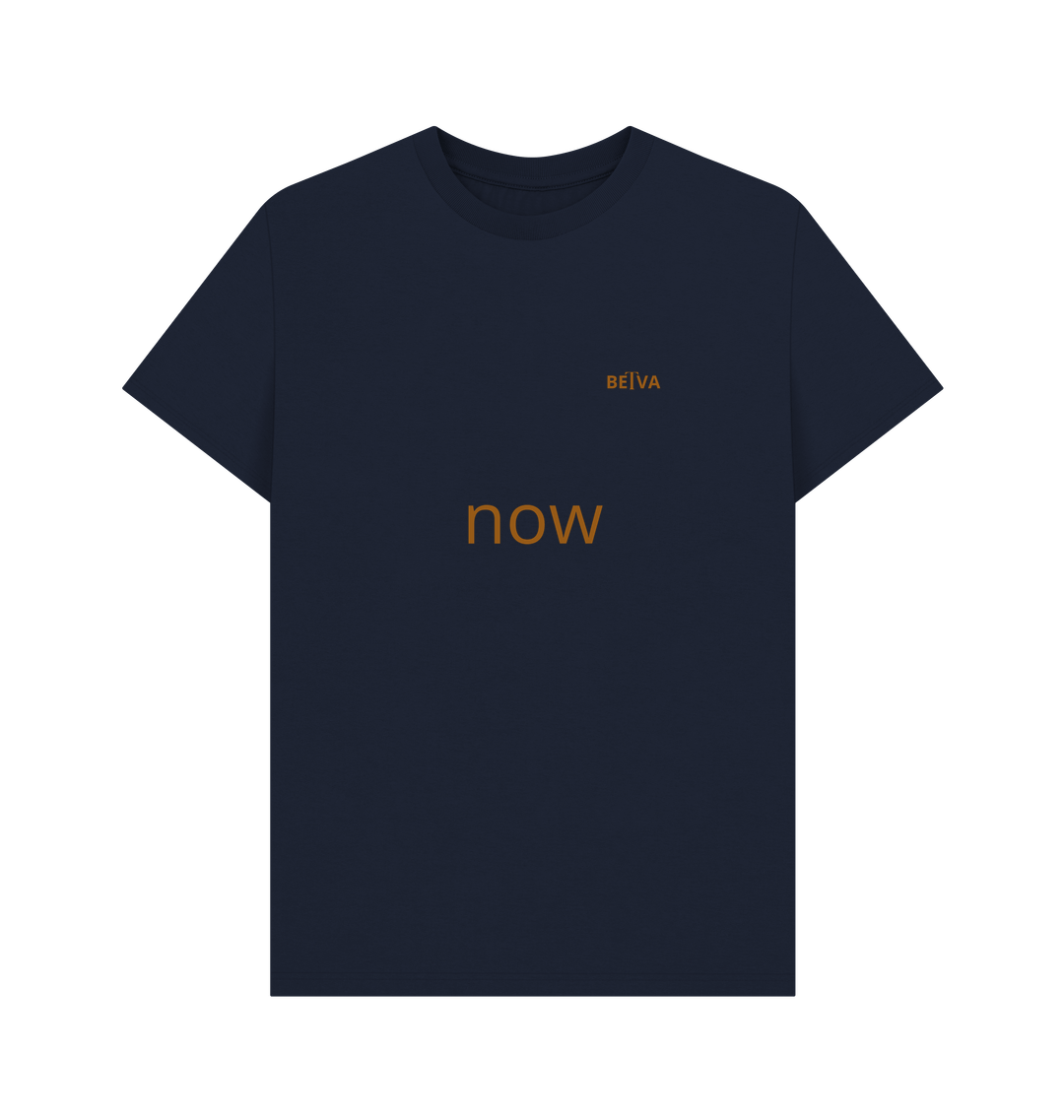 Navy Blue Printed T-shirt