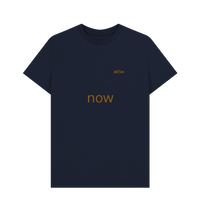 Navy Blue Printed T-shirt