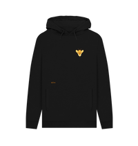 Black Printed Hoody