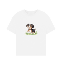 White Printed T-shirt Front