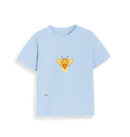 Dusty Blue Printed Kids T-Shirt