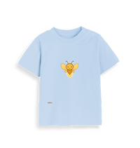 Dusty Blue Printed Kids T-Shirt