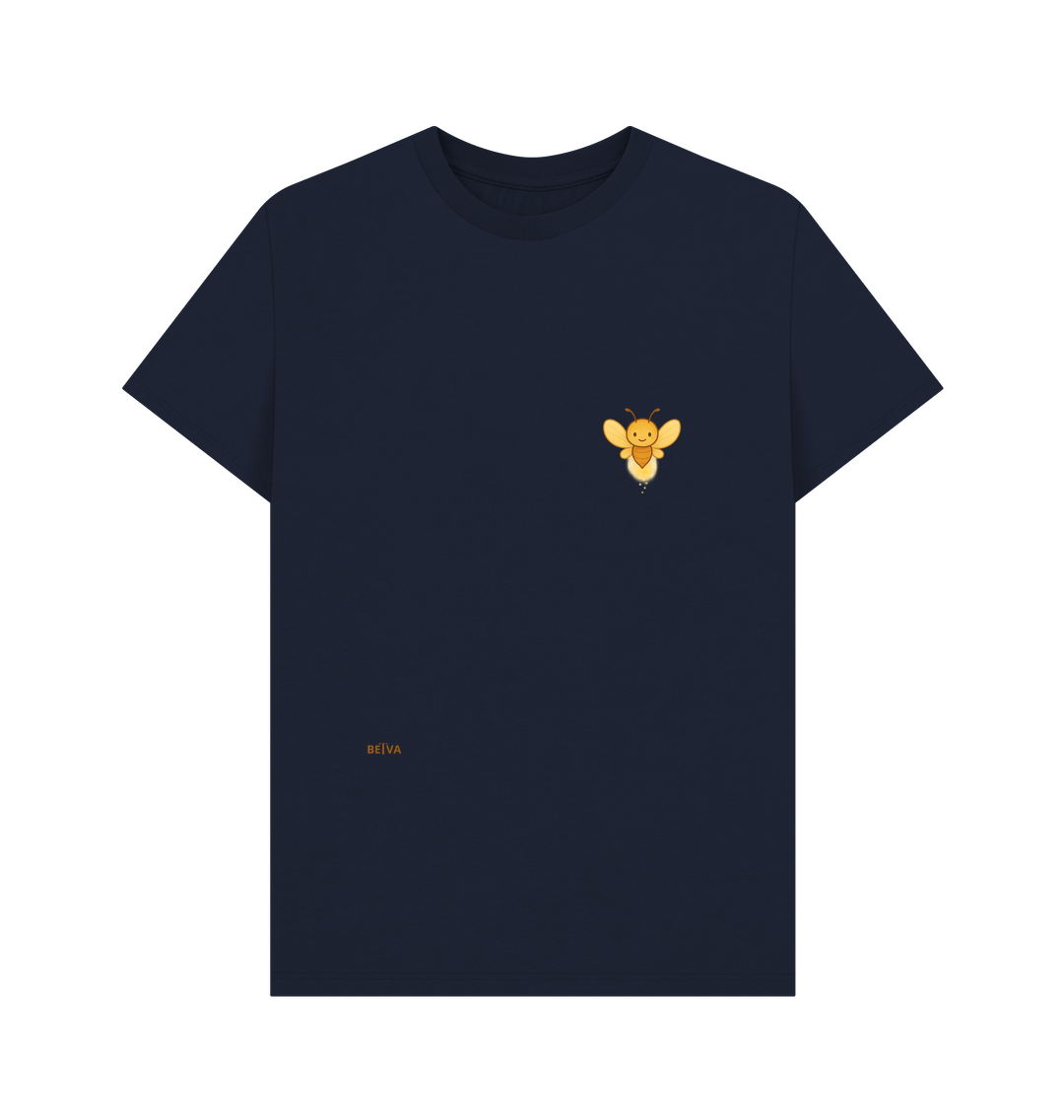 Navy Blue Printed T-shirt