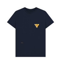 Navy Blue Printed T-shirt