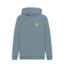 Stone Blue Printed Hoody