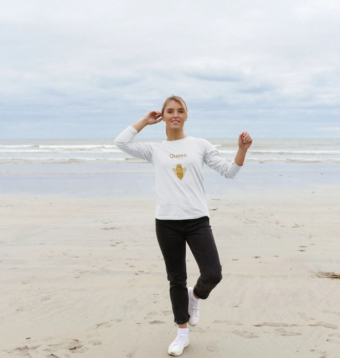 BETVA QUEEN™ - Women's Long Sleeve Organic Cotton Tee