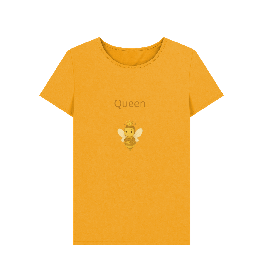 Mustard Printed T-shirt Front