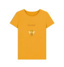 Mustard Printed T-shirt Front