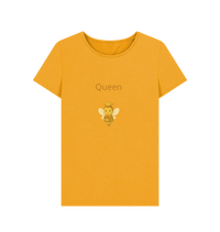 Mustard Printed T-shirt Front