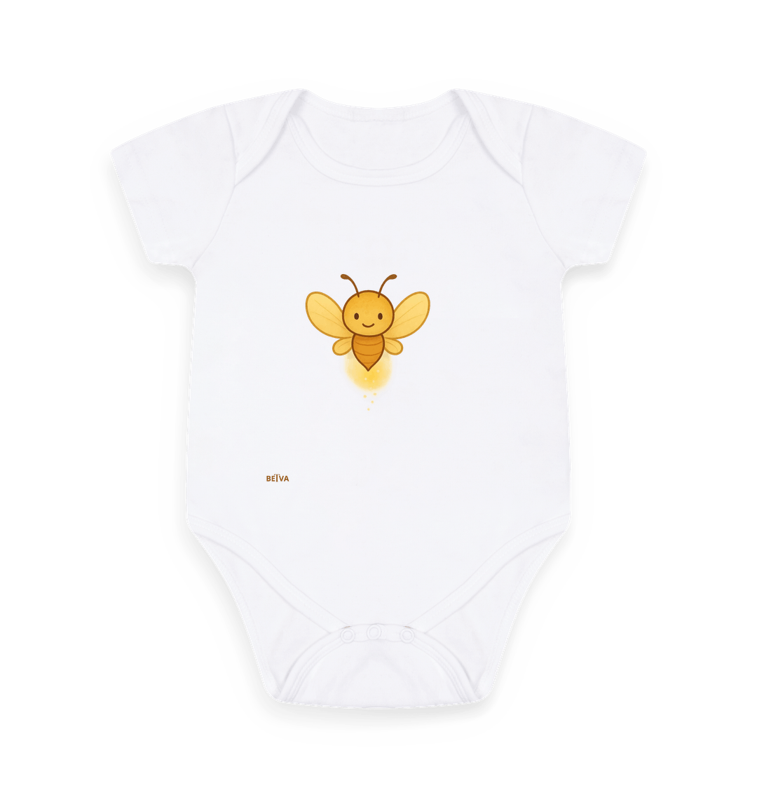 Baby Grow - BETVA GLOW™ Gentle Light Short Sleeve Organic Cotton
