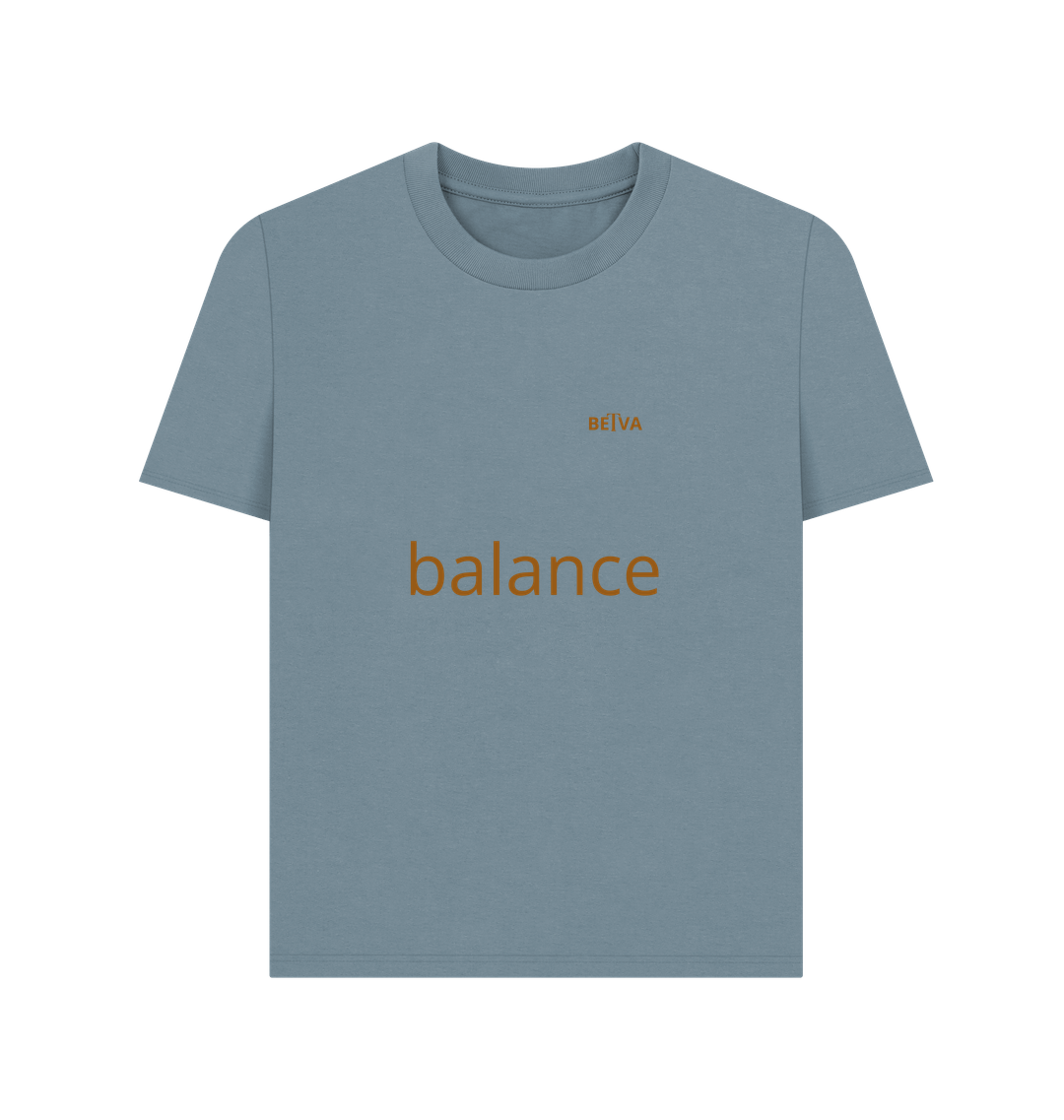 Stone Blue Printed T-shirt