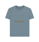 Stone Blue Printed T-shirt